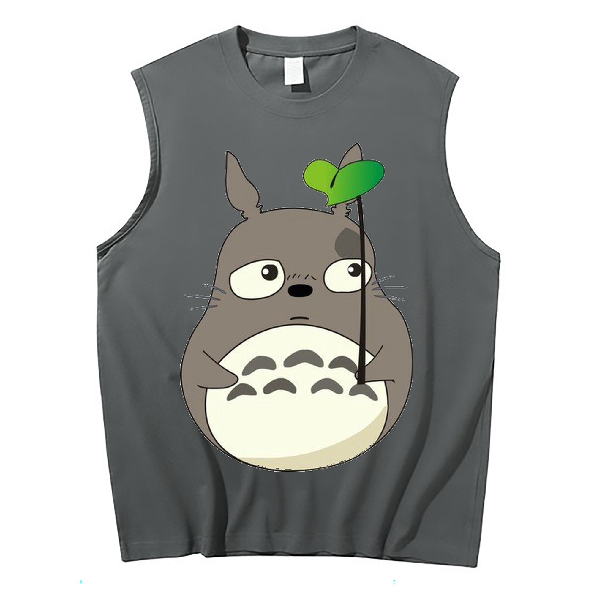 （画像用） となりのトトロ 草壁メイ 草壁サツキ My Neighbor Totoro Satsuki Kusakabe Mei Kusakabe コットン100％タンクトップ（フロントプリント）